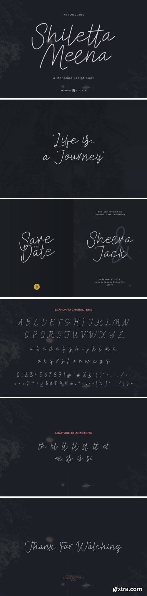 Shiletta Meena Font