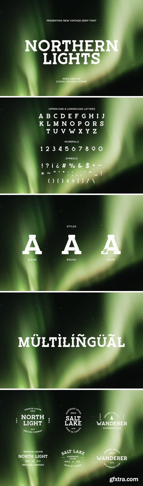 Northern Lights Font