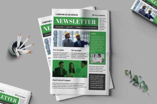 Corporate Business Newsletter Design