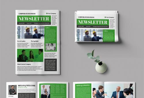 Corporate Business Newsletter Design