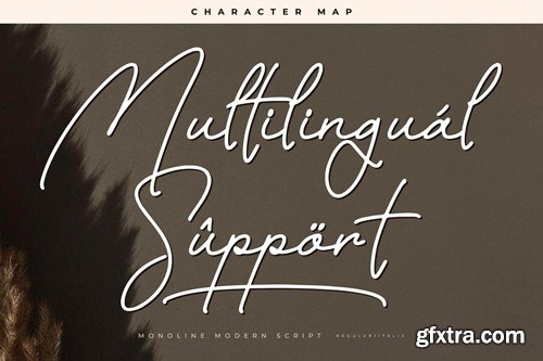 Bajttonile Monoline Script Font GKGKS3L