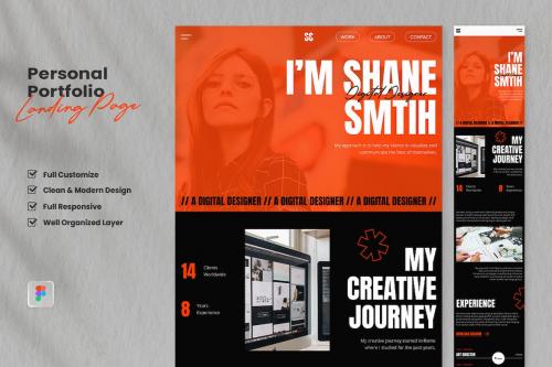 Personal Portfolio Landing Page - Shane