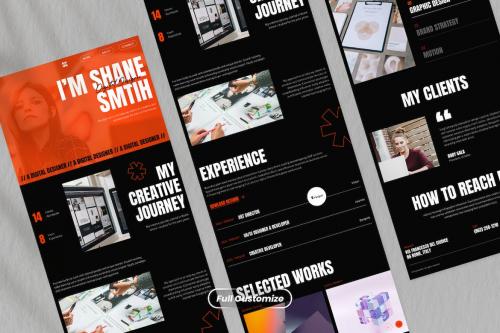 Personal Portfolio Landing Page - Shane