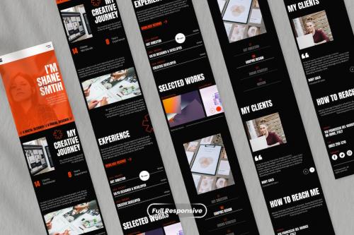 Personal Portfolio Landing Page - Shane