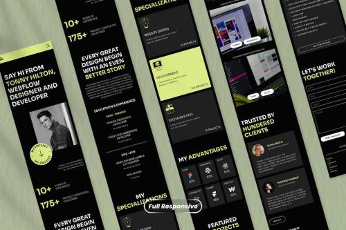Personal Portfolio Landing Page - Tonny
