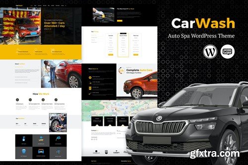 Car Wash - Auto Spa WordPress Theme F8YNQ45