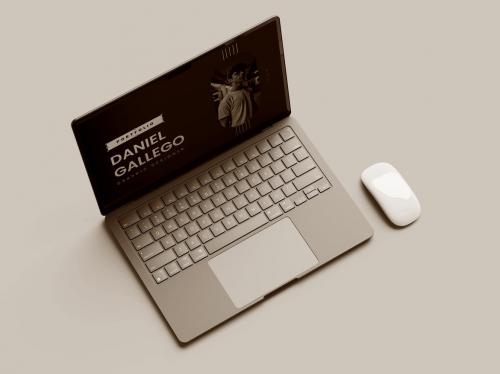 Laptop Screen Mock-Up Laptop Screen Mock-Up