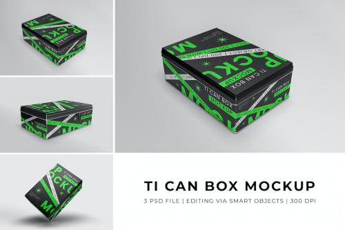 Tin Can Box Mock-Up