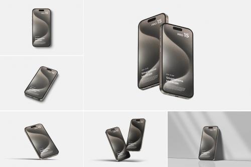 iPhone 15 Pro - App Presentation Mockup