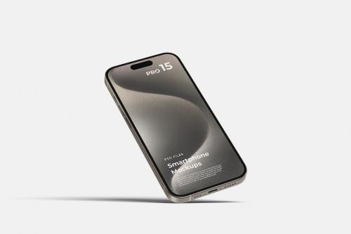 iPhone 15 Pro - App Presentation Mockup