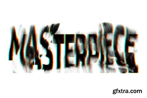 Bad Print Displacement Text Effect F5R93JK Bad Print Displacement Text Effect F5R93JK