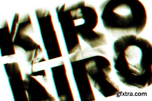 Bad Print Displacement Text Effect F5R93JK Bad Print Displacement Text Effect F5R93JK