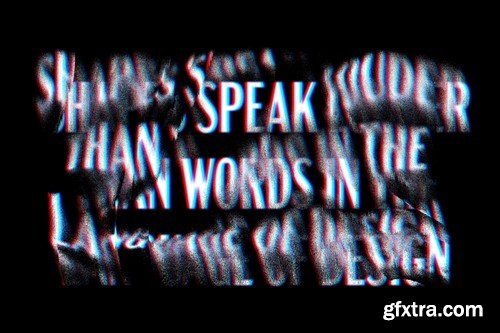 Bad Print Displacement Text Effect F5R93JK Bad Print Displacement Text Effect F5R93JK