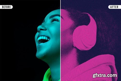 Duotone Engraved Photo Effect T2FK3HP Duotone Engraved Photo Effect T2FK3HP