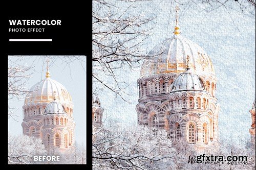 Watercolor Photo Effect JH43A2L Watercolor Photo Effect JH43A2L