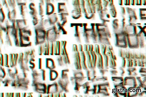 Displacement Text Effect GJLUZRC Displacement Text Effect GJLUZRC