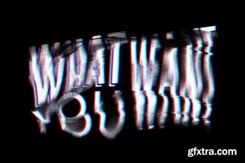 Displacement Text Effect GJLUZRC Displacement Text Effect GJLUZRC