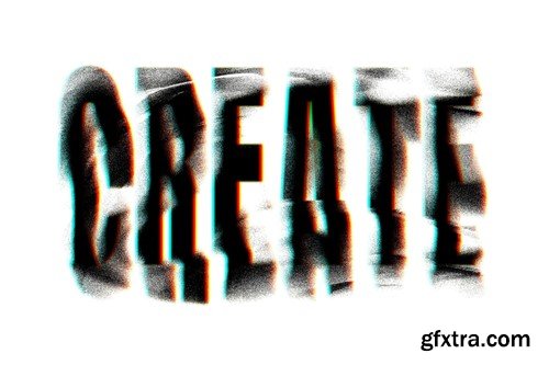 Displacement Text Effect GJLUZRC Displacement Text Effect GJLUZRC