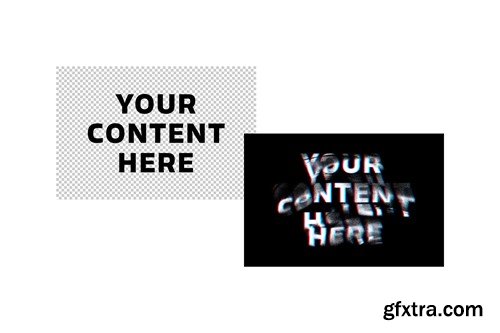 Displacement Text Effect GJLUZRC Displacement Text Effect GJLUZRC