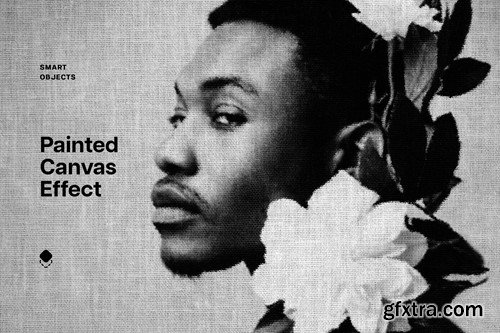 Painted Canvas Photo Effect 4SCPNPM Painted Canvas Photo Effect 4SCPNPM