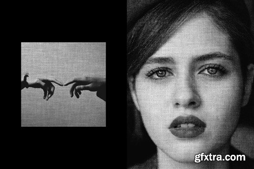 Painted Canvas Photo Effect 4SCPNPM Painted Canvas Photo Effect 4SCPNPM