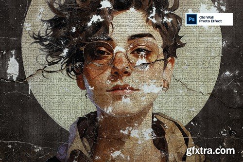 Old Wall Photo Effect Q97YY7U Old Wall Photo Effect Q97YY7U