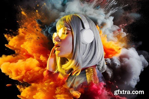 Cinematic Explosion Photo Effect W8FXT7W Cinematic Explosion Photo Effect W8FXT7W