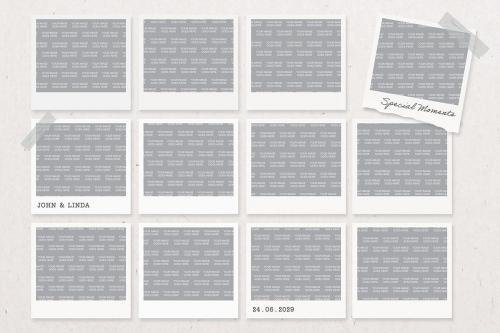 Simple Photo Collage Mood Board Template