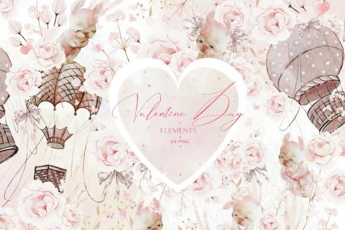 Valentine Day 84 Elements