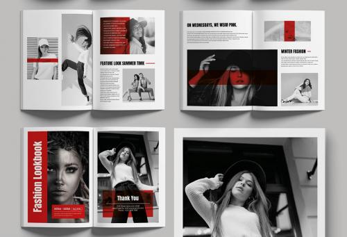 Fashion Look Book Design Layout