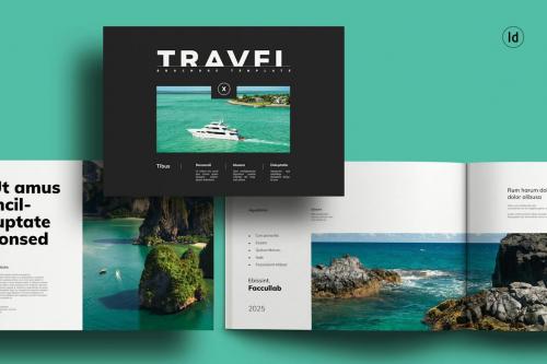 Travel Landscape Brochure Template