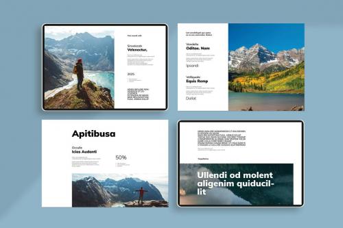 Travel Landscape Brochure Template