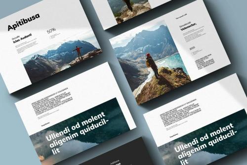 Travel Landscape Brochure Template