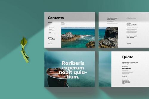 Travel Landscape Brochure Template