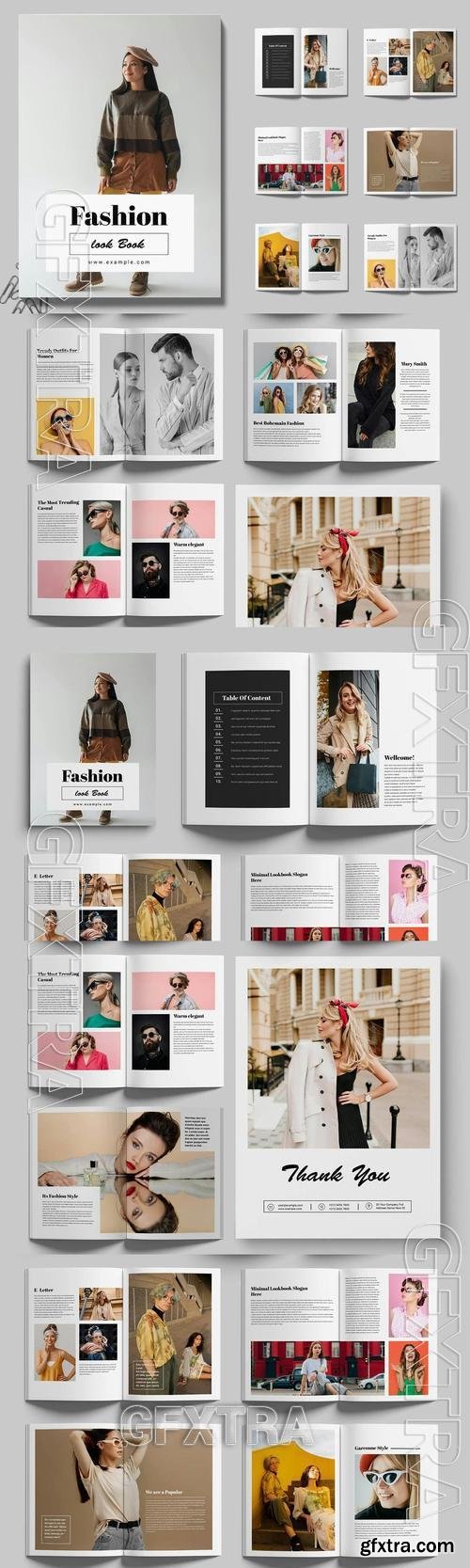 Fashion look Book Template XZ6XJF4