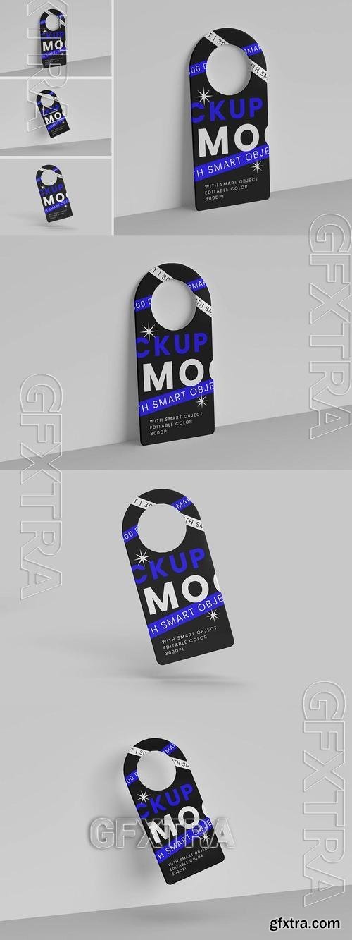 Door Hanger Mockup CEZ7VMF Door Hanger Mockup CEZ7VMF
