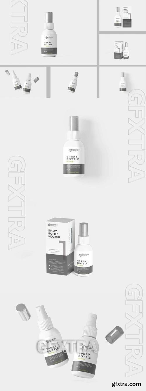 Mini Spray bottle mockup DJBM2KU Mini Spray bottle mockup DJBM2KU