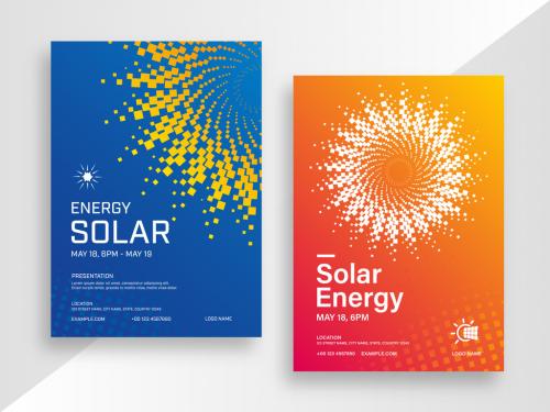 Solar Energy Poster Layout - 362624705