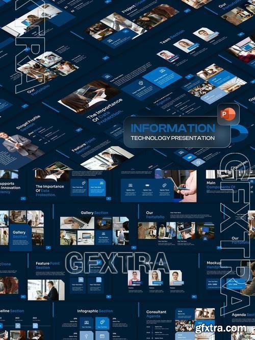 Information Technology PowerPoint Template QNUQGU2 Information Technology PowerPoint Template QNUQGU2