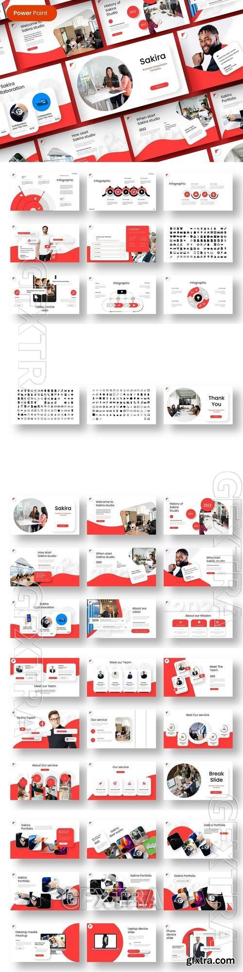 Sakira - Business PowerPoint Template 5ZYKPWL Sakira - Business PowerPoint Template 5ZYKPWL