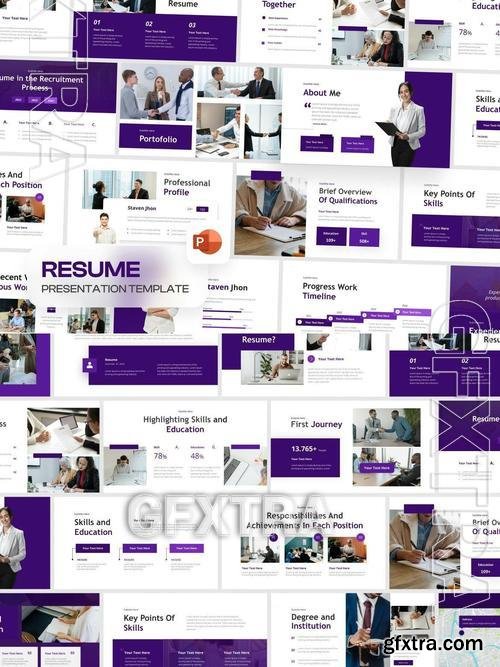 CV Porfolio PowerPoint Template SPNWXVD CV Porfolio PowerPoint Template SPNWXVD
