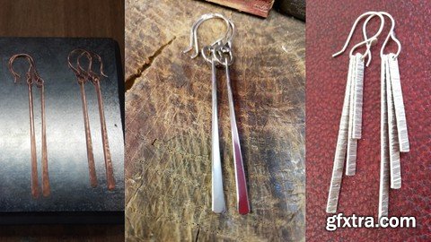 Introduction to Jewelry Making - Forged Bar Earrings