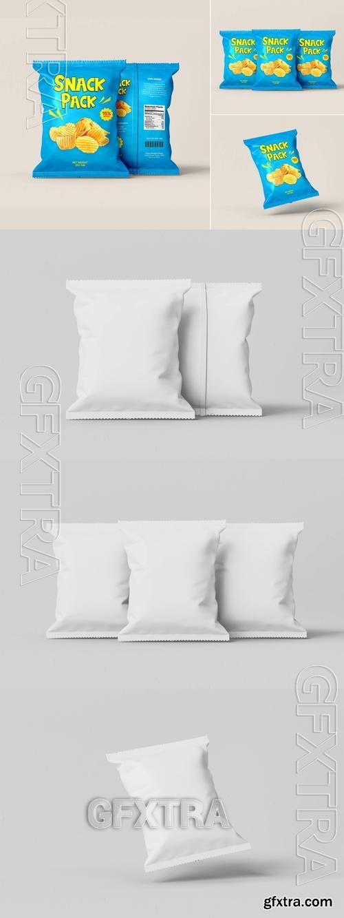 Snack Packaging Mockup Set EMC8GFD Snack Packaging Mockup Set EMC8GFD