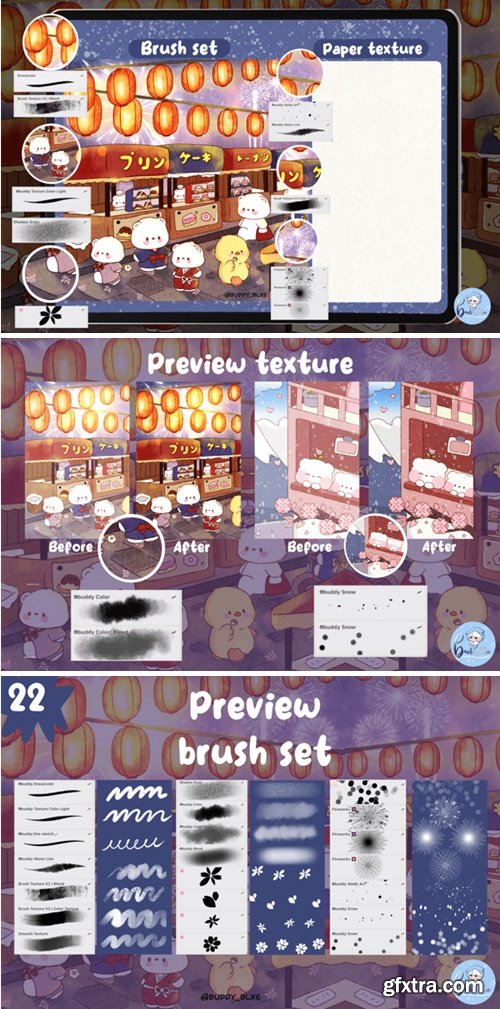 26 Brush Set / Texture for Procreate V2 88789094