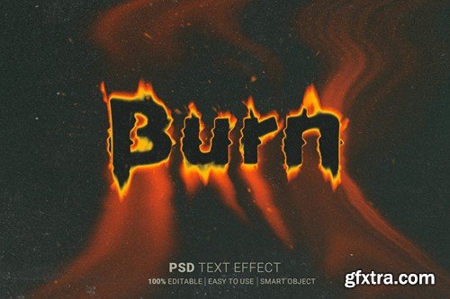 Burn Photoshop Text Effect AERF7QM Burn Photoshop Text Effect AERF7QM