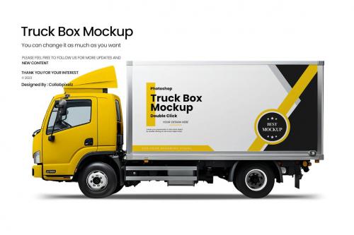 Truck Box Mockup