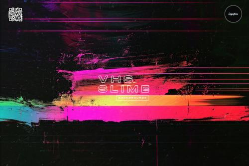 VHS Slime Backgrounds Pack