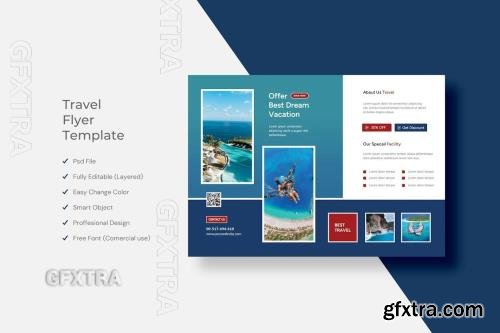 Travel Flyer Template Design B2U6NUZ