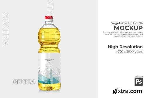 Vegetable Oil Bottle Mockup PVN95DC