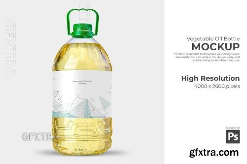 Vegetable Oil Bottle Mockup TZM3YE5